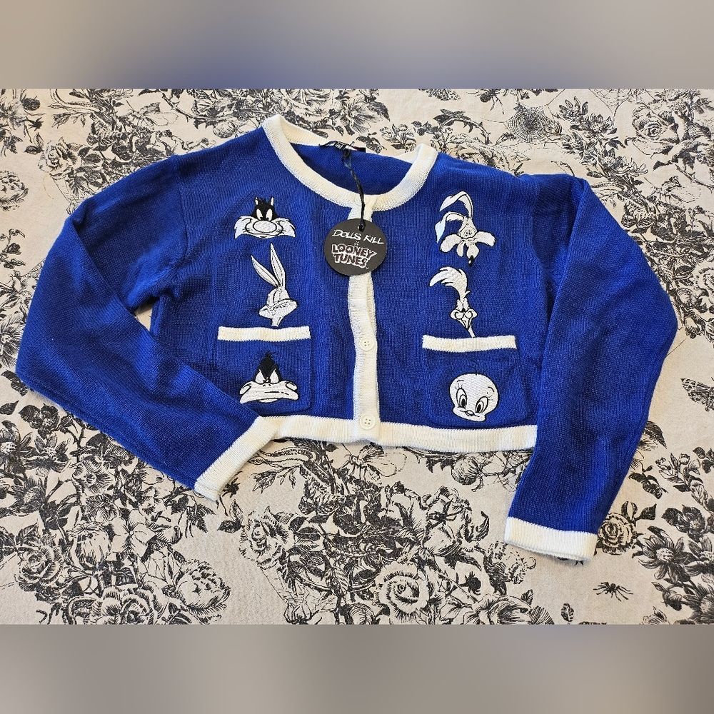Dolls Kill SOLD OUT Looney Tunes Knit Cardigan